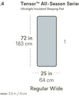 Nemo Equipment Tensor All-Season Sleeping Pad (Regular Wide) Sizes