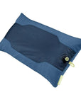 Nemo Equipment Fillo Elite Wide Ultralight Backpacking Pillow (Blue Horizon/Citron) Valve Back