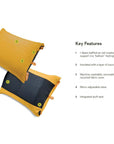 Nemo Equipment Fillo Backpacking & Camping Pillow (Mango/Golden Oak) Features