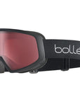 Bollé Unisex Bedrock Snow Sports Goggles (Black Matte/Vermillon) - Cat 2