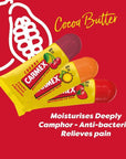 Carmex Minis Lip Balm Tube Set (Cherry, Pineapple & Strawberry) butter