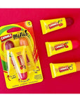 Carmex Minis Lip Balm Tube Set (Cherry, Pineapple & Strawberry) package and minis