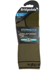 Bridgedale StormSock Midweight Waterproof Boot Sock (Khaki) package