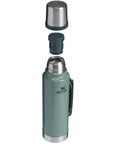Stanley Classic Legendary Thermal 1.4L Flask (Hammertone Green) lid cap
