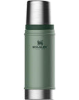 Stanley Classic Legendary Bottle 0.47L Flask (Hammertone Green) angle front