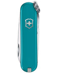 Victorinox Classic SD Swiss Army Knife (Turquoise) front