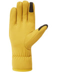 Montane Women's Fury Fleece Gloves (Ginkgo Gold) palm