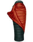 Rab Ascent 1100 Down Regular Sleeping Bag - Right Zip (Pine)open wider