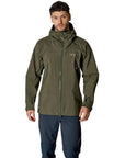 Rab Men's Kangri GORE-TEX Jacket (Olive (Olive)) front man