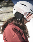 Scott Factor Unisex Snow Sports Goggle (Mineral Black/White,Enhancer S2) woman