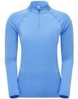 Montane Women's Dart XT Thermal Zip Neck T-Shirt (Cornflower)