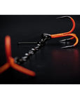 VMC Double Pike Chain Treble Hook (UV Orange) chain