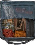 Patagonia Black Hole 55L Duffel Bag (Smolder Blue w/Amanita Red) inside