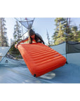 Therm-a-Rest NeoLoft Sleeping Pad - Regular Wide (Ember) inside tent