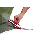 MSR Elixir 1-Person Backpacking Tent 2026 (Green) red strap