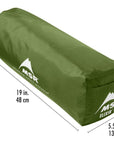 MSR Elixir 1-Person Backpacking Tent 2026 (Green) package