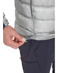 Rab Men's Cirrus Ultra Insulated Hooded Jacket (Tempest Blue/Light Zinc) pulley