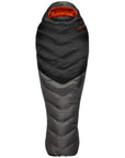 Rab Neutrino Pro 700 Left Zip Down Sleeping Bag (-15C) - Long (Granite)