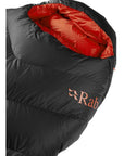 Rab Neutrino Pro 700 Left Zip Down Sleeping Bag (-15C) - Long (Granite) logo