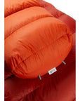Rab Alpine 600 Down Left Zip Sleeping Bag - Regular (Red Clay) bottom