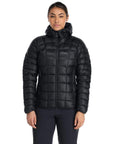 Rab Women's Mythic Alpine Down Jacket (Black) model front