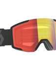 SCOTT Shield Light Sensitive Snow Sports Goggle (Mineral Black/AMP LS Red Chrome S2-3)