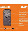 Vango Aurora Grande Family Sleeping Bag (Excalibur) info