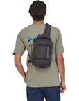 Patagonia Atom Sling Bag 8L (Black) on back