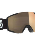 SCOTT Shield Light Sensitive Snow Sports Goggle (Black/Neon Yellow/AMP LS Bronze Chrome S1-3)