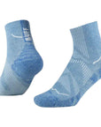 Buff DryFlx Quarter Socks (Washed Blue)