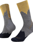 Buff LW Merino Wool Crew Socks (Grey)
