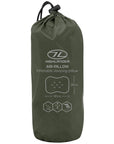 Highlander Nap Pak Camping Air Pillow (Olive) package