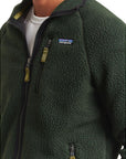 Patagonia Men's Retro Pile Fleece Jacket (Old Growth Green) fleecee