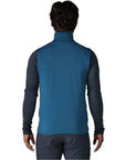 Patagonia Men's R1 Fleece Vest (Aquatic Blue) back