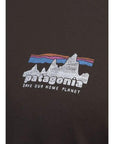 Patagonia Men's Capilene Cool Daily Shirt - '73 Skyline (Black) close up
