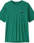 Patagonia Men's Capilene Cool Daily Shirt - '73 Skyline (Gem Green - Light Gem Green X-Dye)