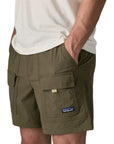 Patagonia Men's Outdoor Everyday Shorts - 6" (Basin Green) hand