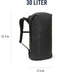 Sea to Summit Big River Dry 30L Backpack (Jet Black) litre