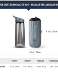 Sea To Summits Ether Light XR Insulated Air Sleeping Mat - Rec. Regular Wide (Dark Grey) bottle