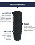 Sea To Summit Ether Light XR PRO Insulated Air Sleeping Mat - Regular (Black)