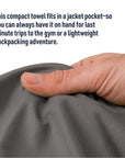 Sea To Summits Pocket Towel - X-Large (Picante) feel