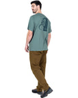 Mountain Equipment Men's Podus Tee (Goblin Blue) pose back