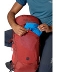 Rab Protium 35L Day Pack (Tuscan Red) inner zipper
