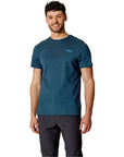 Rab Men's Stance Strata Tee (Tempest Blue) model half