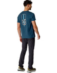 Rab Men's Stance Strata Tee (Tempest Blue) full body