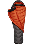 Rab Neutrino Pro 900 Long Down Sleeping Bag (-22C) - Left Zip (Granite) open