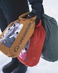 Lifeventure Stormlight Dry Bags TPU Window Multipack (Yellow/Rust/Olive) arry