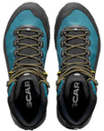 Scarpa Men's Rush TRK LT GTX Hiking Boots (Petrol/Mustard) top