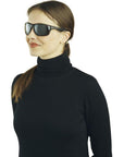 Sinner Eyak Sintec Sunglasses (Matte Cry Black) woman