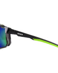 Sinner Fari Sunglasses (Black/Green) side
